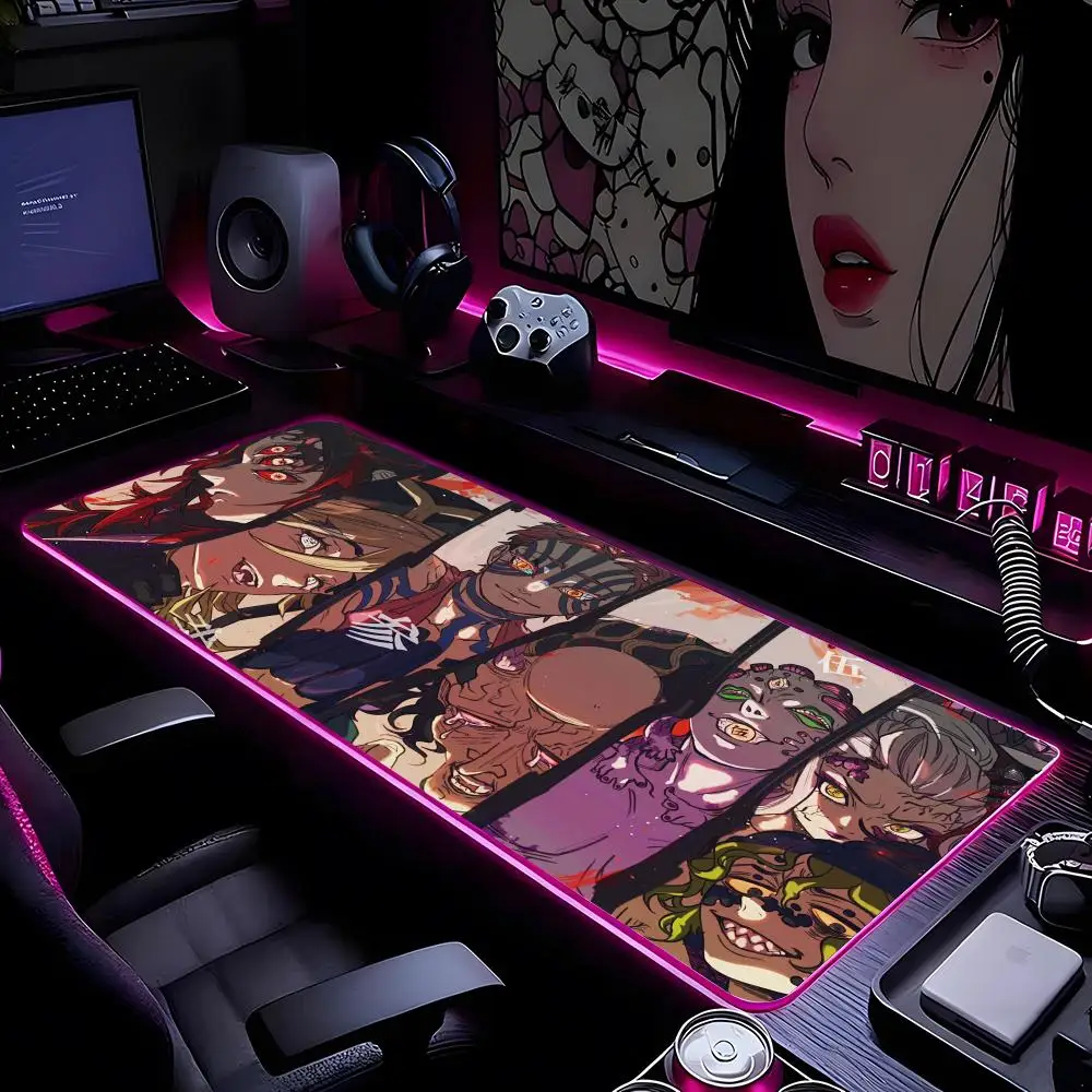 Demon Slayer Zenitsu Agatsuma светодиодный коврик для мыши коврик для мыши HD печать компьютерные геймеры с запирающимся краем нескользящий коврик для мыши RGB XXL90x40 см
Demon Slayer Zenitsu Agatsuma светодиодный коврик для мыши коврик для мыши HD печать компьютерные геймеры с запирающимся краем нескользящий коврик для мыши RGB XXL90x40 см
