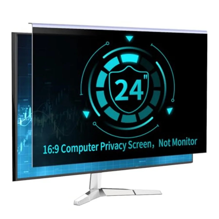 24 Inch Computer Privacy Screen for 16:9 Monitor Anti-Blue Light Monitor Privacy Screen Filter Anti-UV Computer Hanging Shield
24 Inch Computer Privacy Screen for 16:9 Monitor Anti-Blue Light Monitor Privacy Screen Filter Anti-UV Computer Hanging Shield
