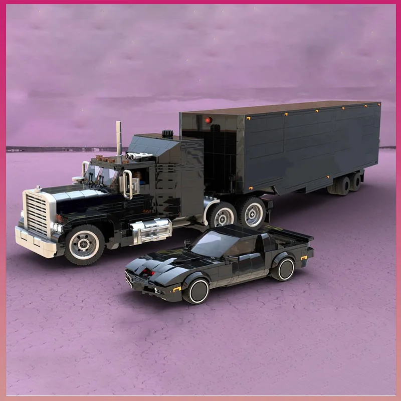 MOC Cturnal Knight Rider Car Truck Model Building Blocks Bricks DIY Creative Technology Education Assembly Toy Birthday Gift
MOC Cturnal Knight Rider Car Truck Model Building Blocks Bricks DIY Creative Technology Education Assembly Toy Birthday Gift