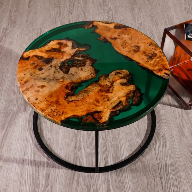 Modern epoxy river coffee table wooden top round table modern living room coffee center table
Modern epoxy river coffee table wooden top round table modern living room coffee center table