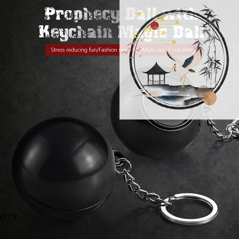 Пророчный мяч для снятия стресса, портативный Fortune Telling Decision Maker, брелок для ключей, волшебный шар для ответов, держатель для ключей, игровой сувенир, подарок
Пророчный мяч для снятия стресса, портативный Fortune Telling Decision Maker, брелок для ключей, волшебный шар для ответов, держатель для ключей, игровой сувенир, подарок