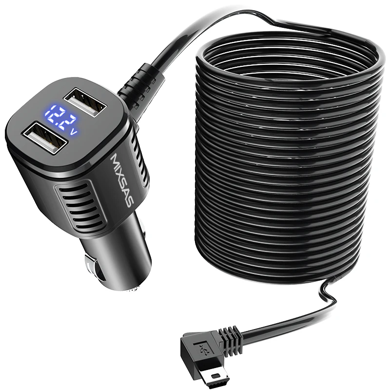 MIXASA Car Charging Cable Adapter For Phone DVR Camera 3in1 Mini Dual USB Cigaret Socket Adapter 2 Ports Power Car Fast Charger
MIXASA Car Charging Cable Adapter For Phone DVR Camera 3in1 Mini Dual USB Cigaret Socket Adapter 2 Ports Power Car Fast Charger