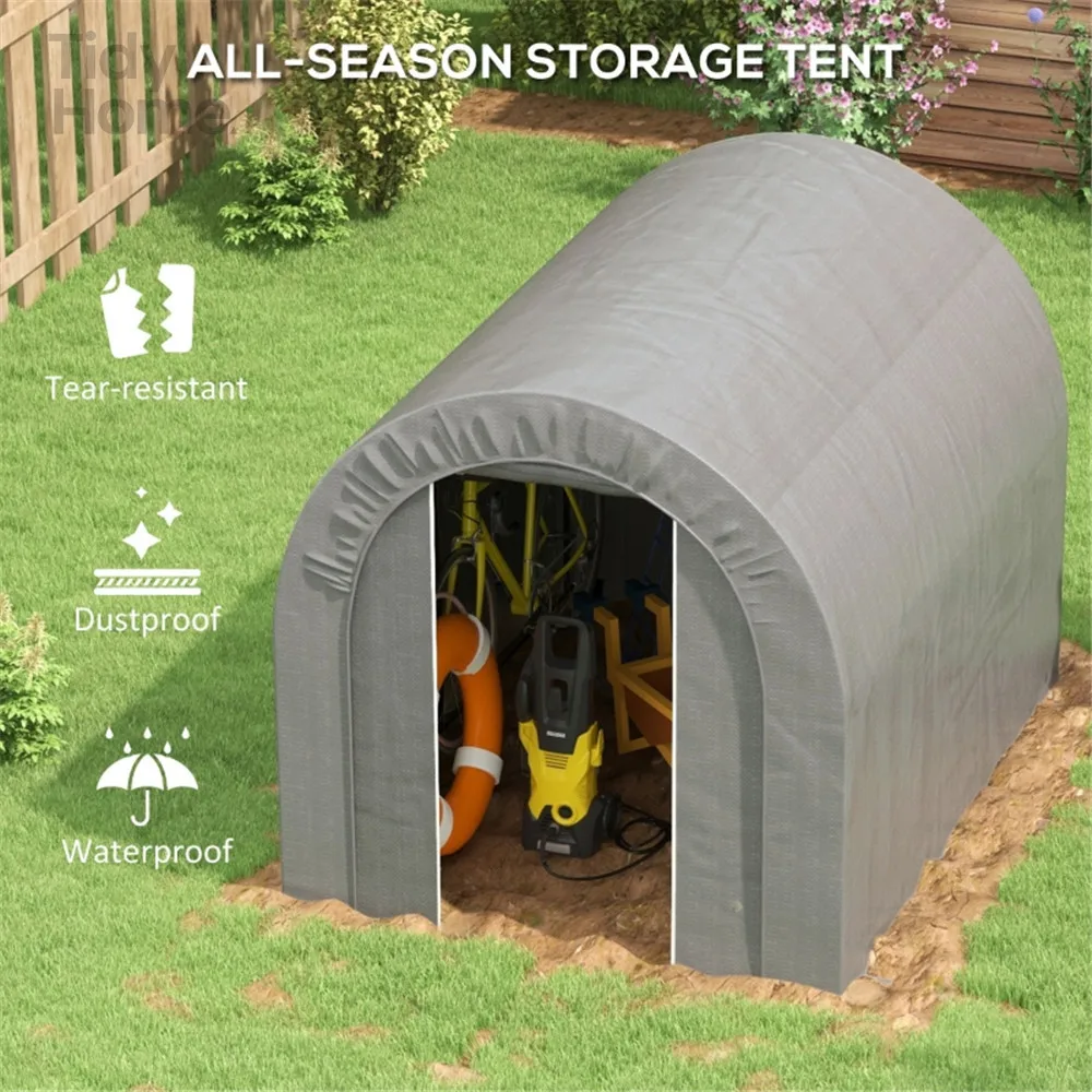 Garden Storage Tent with Galvanized Metal Frame, Waterproof Portable Shed, Heavy Duty Outdoor Shed for Bike,
Garden Storage Tent with Galvanized Metal Frame, Waterproof Portable Shed, Heavy Duty Outdoor Shed for Bike,