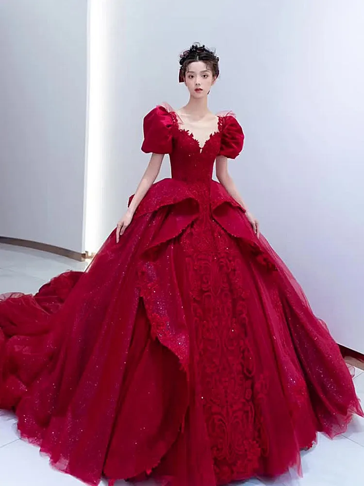 A new red dress with high-quality main fabric high-end custom-made for pregnant women large size and short stature
A new red dress with high-quality main fabric high-end custom-made for pregnant women large size and short stature