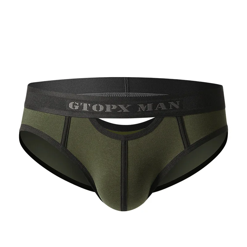 GTOPX MAN men's cotton underwear low-rise sunroof front and rear opening sexy U convex bag elastic comfortable briefs
GTOPX MAN men's cotton underwear low-rise sunroof front and rear opening sexy U convex bag elastic comfortable briefs