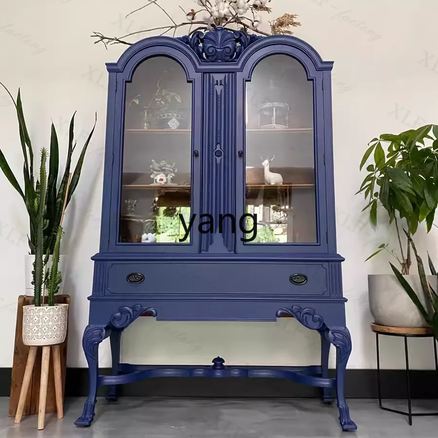 LTT French double-door wine cabinet dining side cabinet old carved neoclassical storage cabinet
LTT French double-door wine cabinet dining side cabinet old carved neoclassical storage cabinet