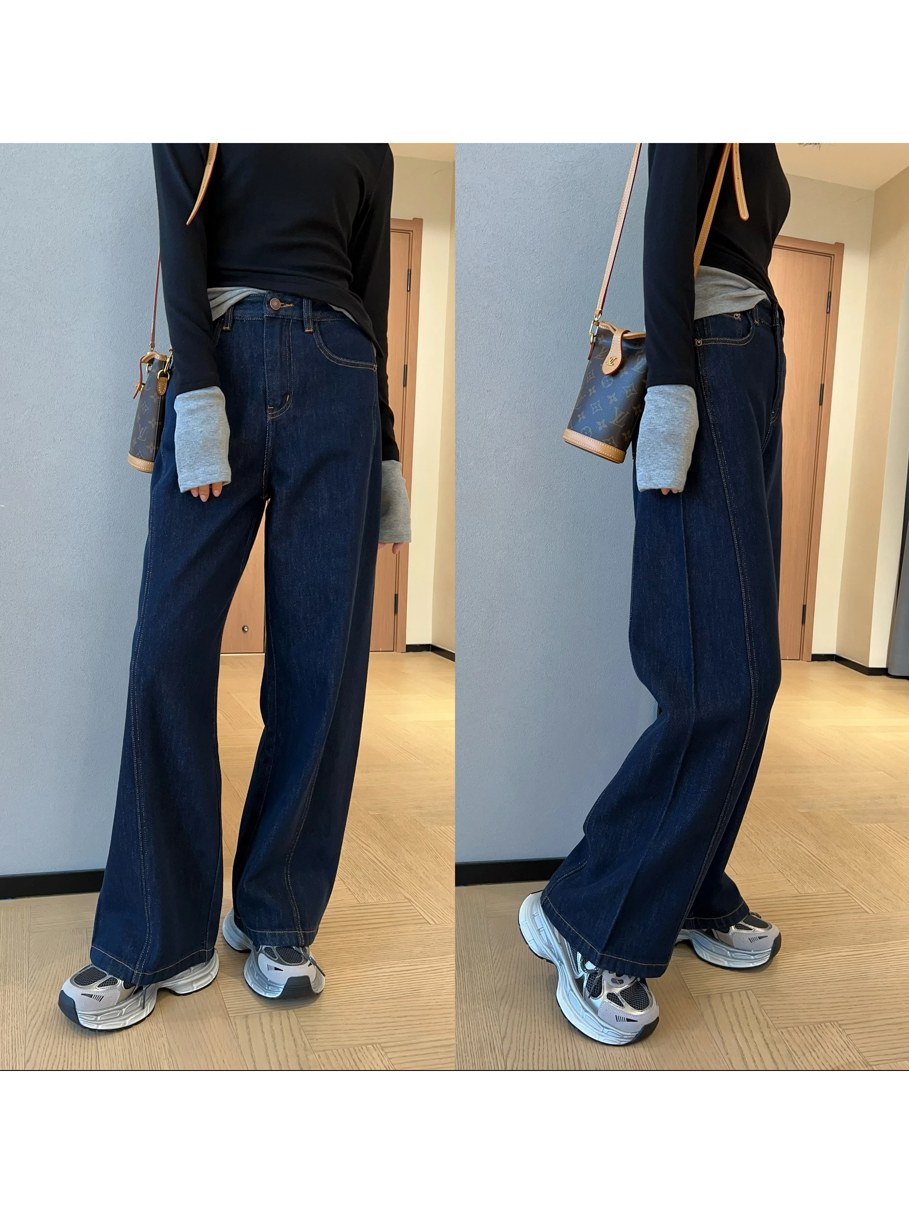 WTHEON Широкие джинсы с высокой талией Женские модные облегающие джинсовые брюки с 3D сращиванием Груша ape Body Осень Зима Длинные брюки
WTHEON Широкие джинсы с высокой талией Женские модные облегающие джинсовые брюки с 3D сращиванием Груша ape Body Осень Зима Длинные брюки