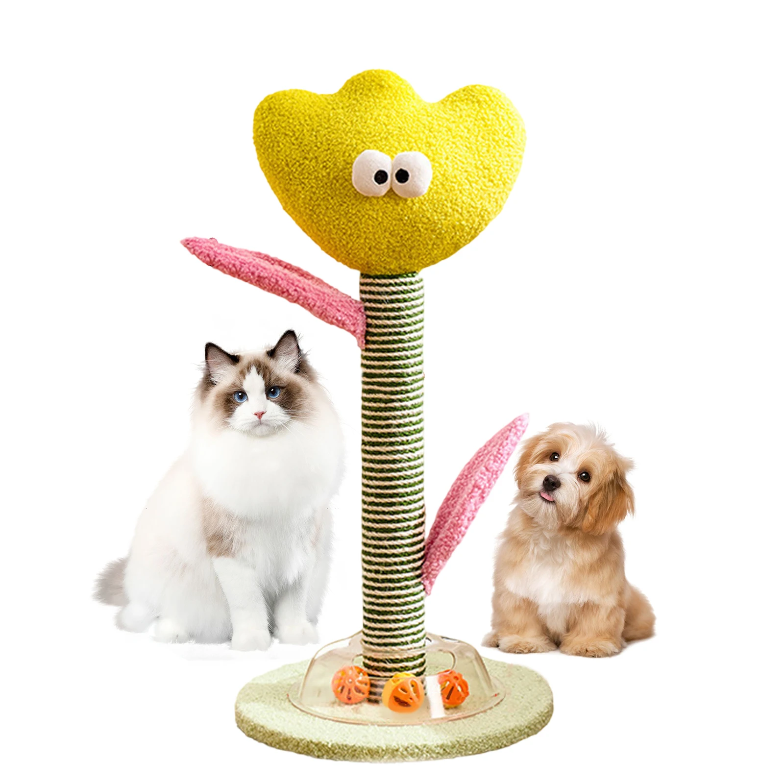 Когтеточка для кошек с интерактивным подвесным мячом, из натурального сизалевого каната, для защиты мебели в помещении
Когтеточка для кошек с интерактивным подвесным мячом, из натурального сизалевого каната, для защиты мебели в помещении