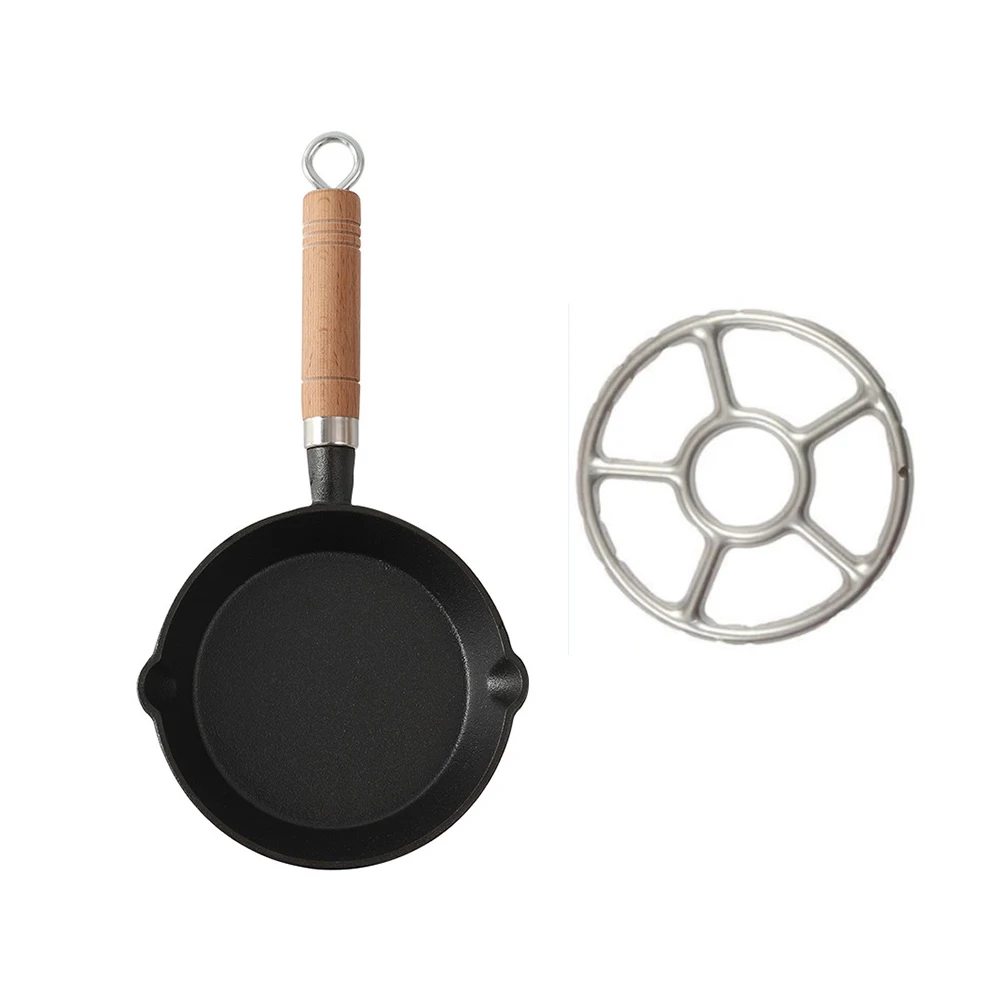 1 Set Nonstick Frying Pan Egg Oil Heating Skillet Cast Iron Handle Cookware Kitchen Wear-Resistant Heat-Preserving Multi-Use
1 Set Nonstick Frying Pan Egg Oil Heating Skillet Cast Iron Handle Cookware Kitchen Wear-Resistant Heat-Preserving Multi-Use