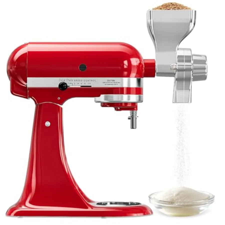 Насадка-мельница для зерна и муки для миксеров KitchenAid, 12 регулируемых настроек, для пшеницы, кукурузы и других злаков
Насадка-мельница для зерна и муки для миксеров KitchenAid, 12 регулируемых настроек, для пшеницы, кукурузы и других злаков