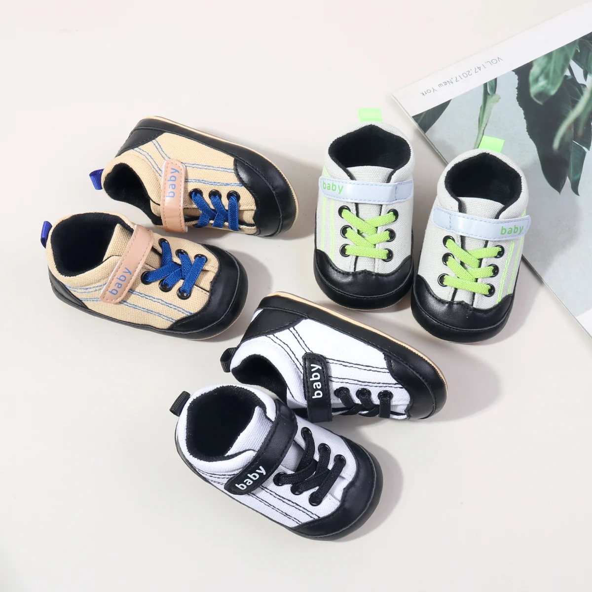 New Fashion Baby Shoes With Velcro Fastening And Anti-Slip Rubber Sole, Suitable For 0-1-Year-Old Babies.
New Fashion Baby Shoes With Velcro Fastening And Anti-Slip Rubber Sole, Suitable For 0-1-Year-Old Babies.