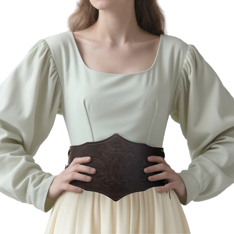 Women Medieval Corset Belt Adjustable PU Leather Waist Belt Vintage Viking Pirate Gothic Waist Girdle Cosplay Costume
Women Medieval Corset Belt Adjustable PU Leather Waist Belt Vintage Viking Pirate Gothic Waist Girdle Cosplay Costume