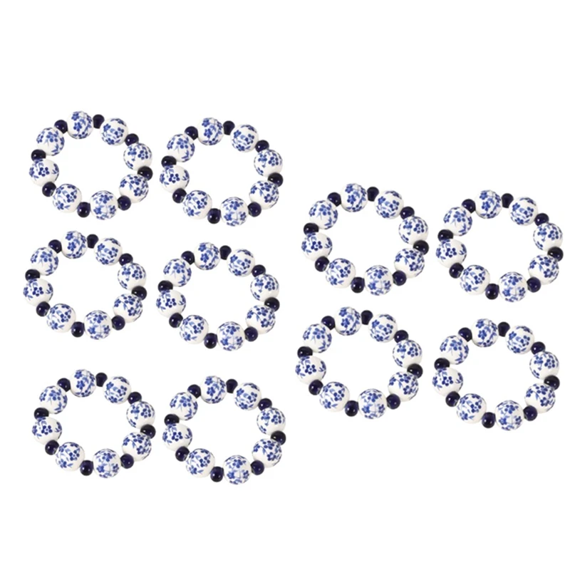 Napkin Ring Hand Drawn Napkin Ring Ethnic Style Hand-Painted Blue White Beads Napkin Ring Home Table Decoration
Napkin Ring Hand Drawn Napkin Ring Ethnic Style Hand-Painted Blue White Beads Napkin Ring Home Table Decoration