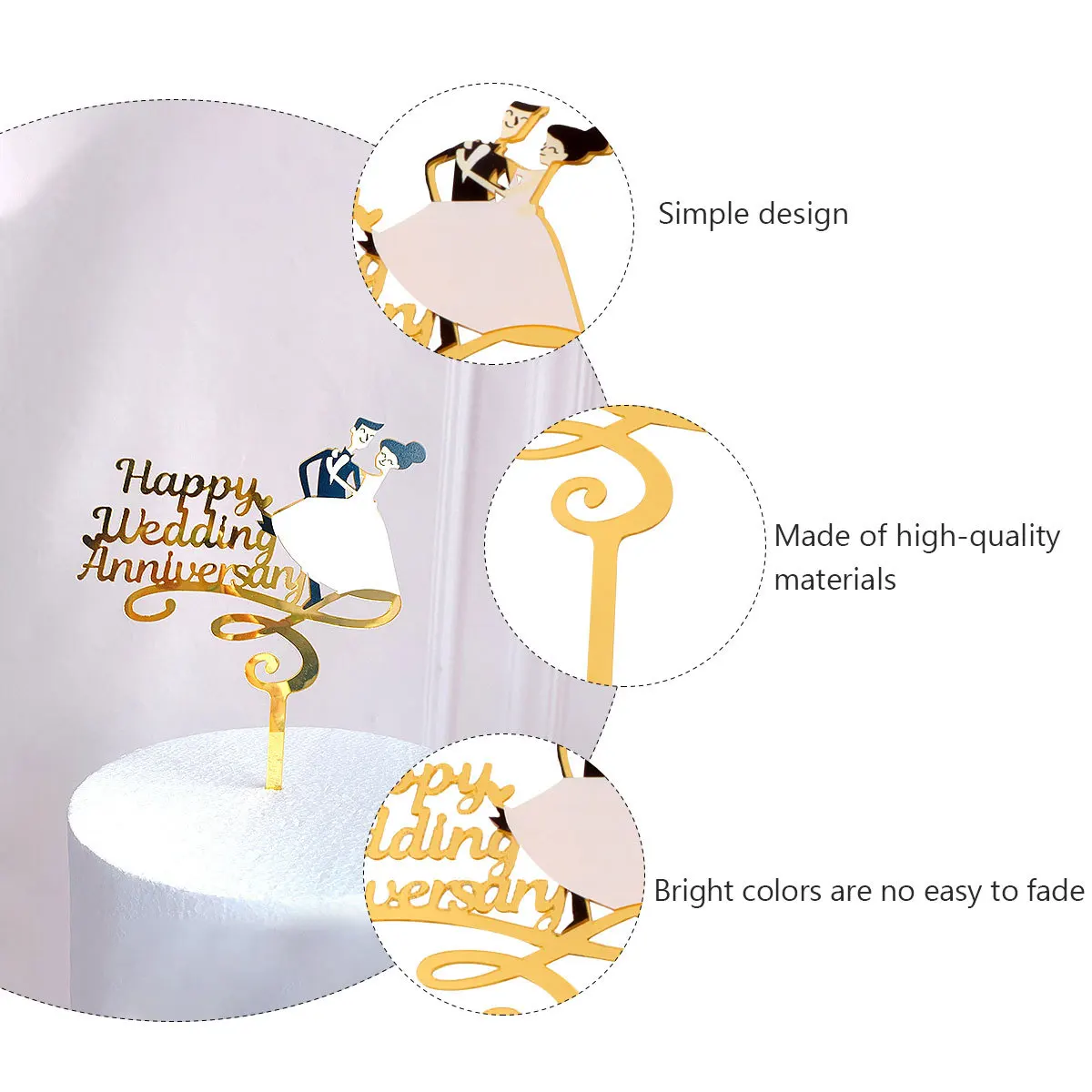 2Pcs Cake Decoration Toppers Acrylic Wedding Cupcake Picks Elegant Party Dessert Decorations Reusable Bridal Shower Favors
2Pcs Cake Decoration Toppers Acrylic Wedding Cupcake Picks Elegant Party Dessert Decorations Reusable Bridal Shower Favors