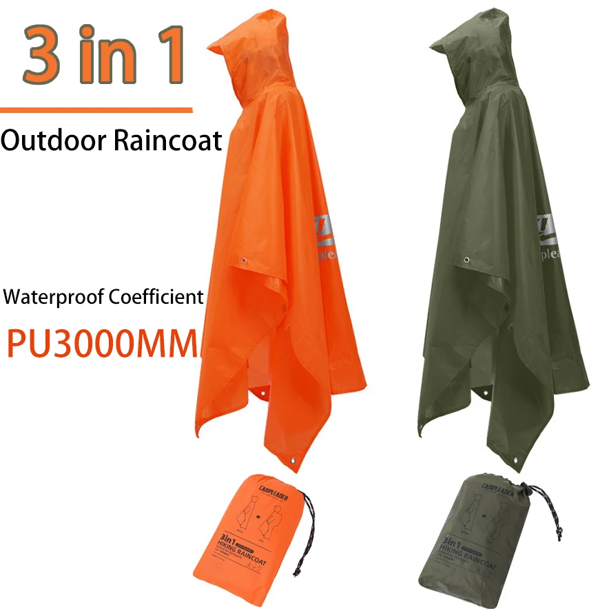 Waterproof Raincoat Lightweight Outdoor Tool Rain Poncho rain Jacket Cover Sun Shelter Skyscreen Camping Hiking CyclingClimbing
Waterproof Raincoat Lightweight Outdoor Tool Rain Poncho rain Jacket Cover Sun Shelter Skyscreen Camping Hiking CyclingClimbing