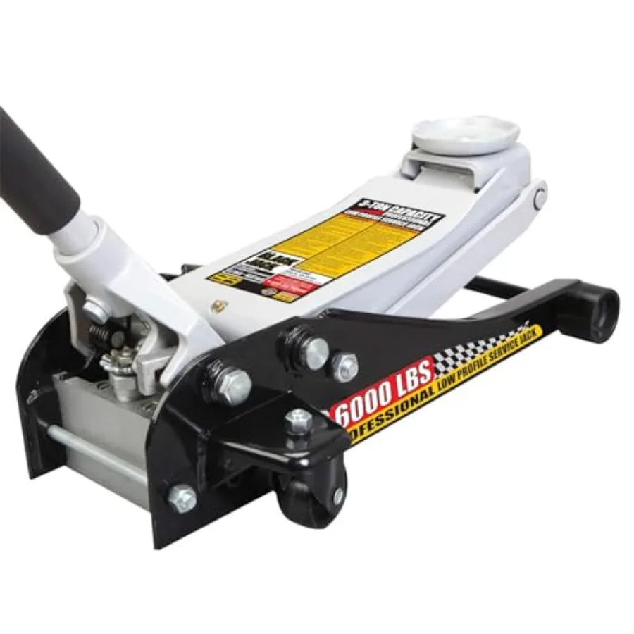 T83505W BlackJack Hydraulic Low Profile Steel Racing Floor Jack with Single Piston Quick Lift Pump 3 Ton 6 000 lb Ccity Black
T83505W BlackJack Hydraulic Low Profile Steel Racing Floor Jack with Single Piston Quick Lift Pump 3 Ton 6 000 lb Ccity Black