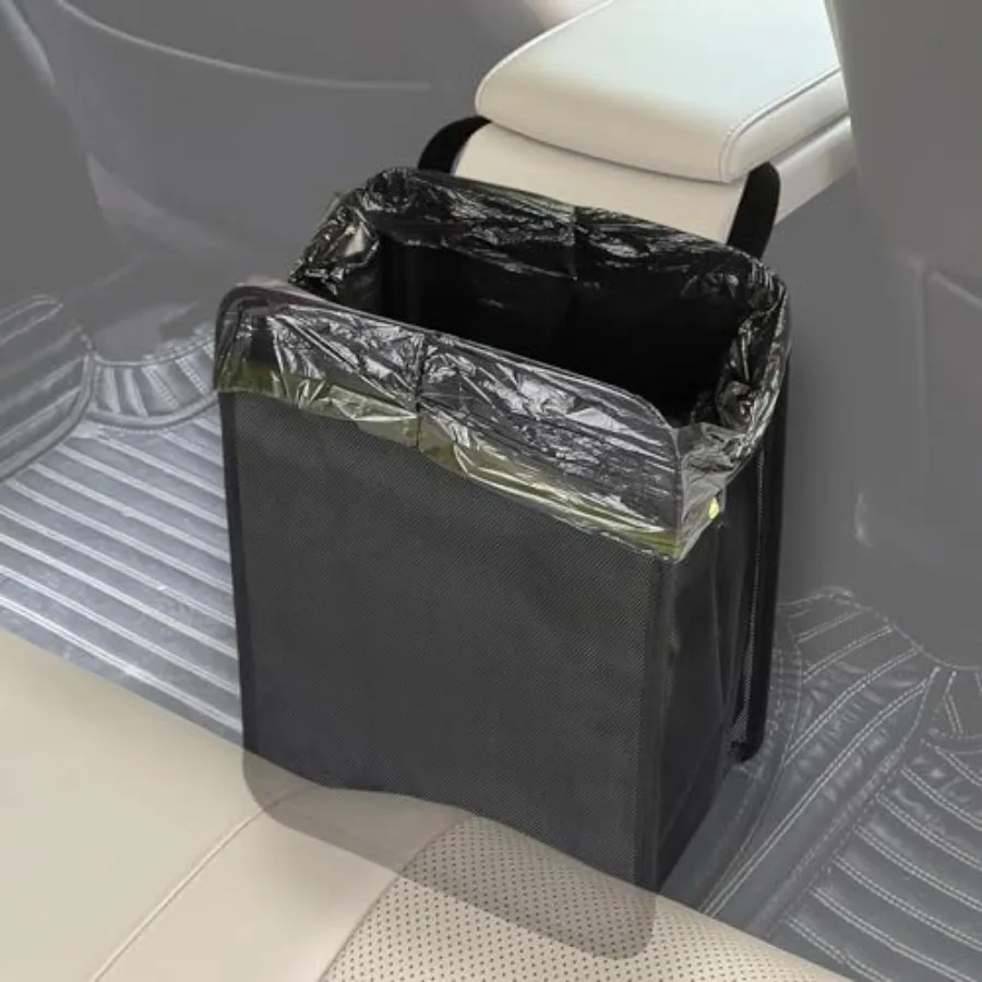 Open-Top Car Trash Can, Large Capacity Hanging Leakproof Car Trash Bag with Water-proof PEVA Liner, Stand Trash Bag for Cars Fo
Open-Top Car Trash Can, Large Capacity Hanging Leakproof Car Trash Bag with Water-proof PEVA Liner, Stand Trash Bag for Cars Fo