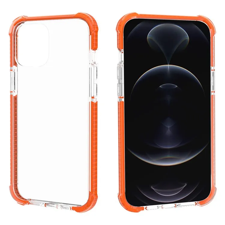 Transparent Acrylic Clear Thickened Four Corners Shockproof Protective Phone Case Cover for Apple iPhone 13 6.1 inch - Orange
Transparent Acrylic Clear Thickened Four Corners Shockproof Protective Phone Case Cover for Apple iPhone 13 6.1 inch - Orange