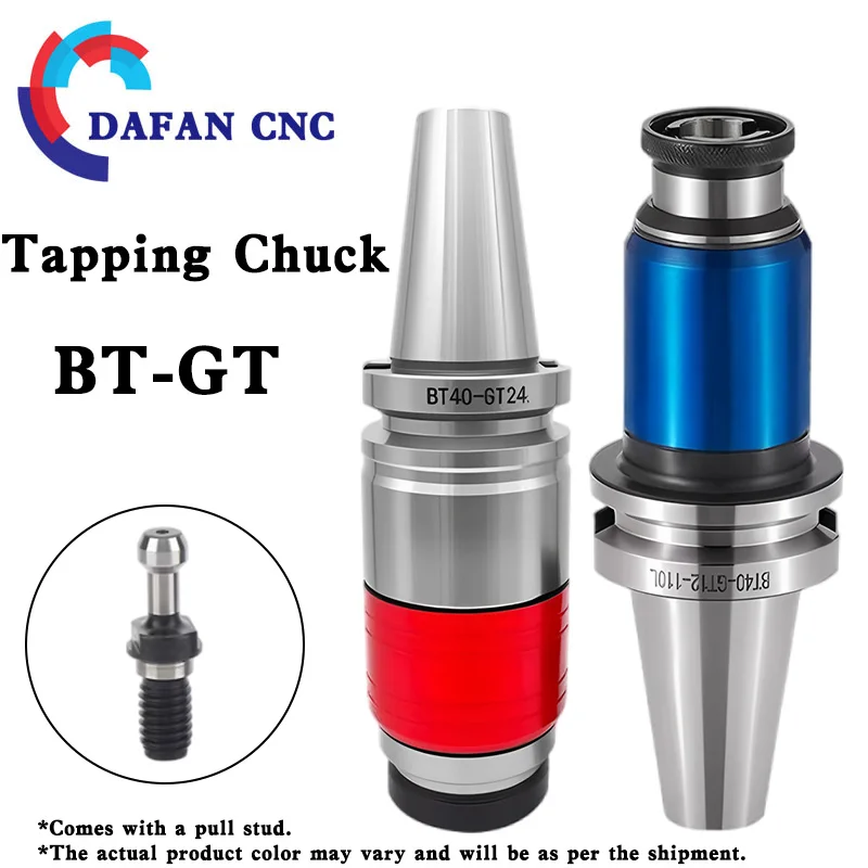 CNC Tapping Tool Holder BT40-GT12 with Overload Protection, Floating & Telescopic Tapping Collet BT50-GT24
CNC Tapping Tool Holder BT40-GT12 with Overload Protection, Floating & Telescopic Tapping Collet BT50-GT24