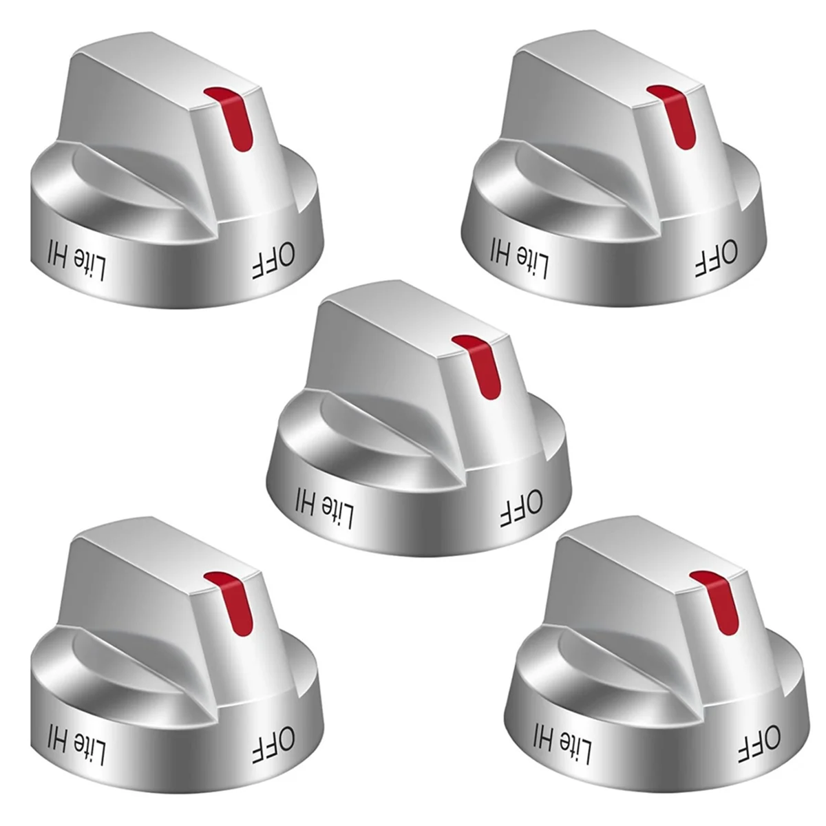 A53I 5Packs DG94-03500A/Z Stove Gas Range Knobs for Electric Stove Knob Replacement
A53I 5Packs DG94-03500A/Z Stove Gas Range Knobs for Electric Stove Knob Replacement