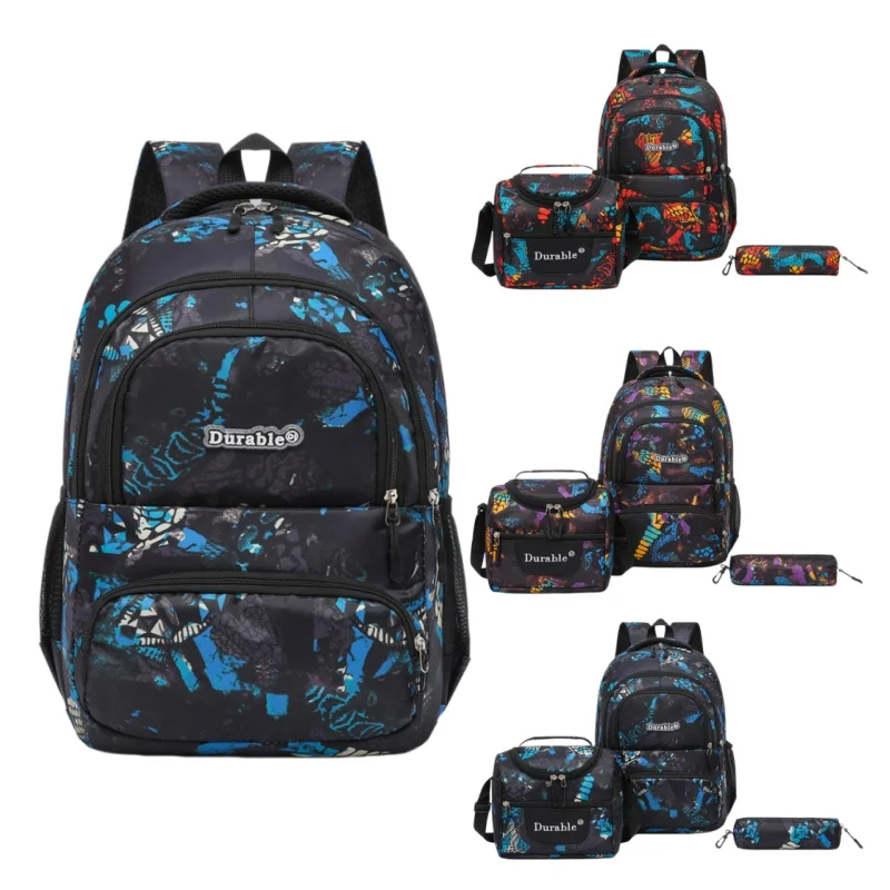 Backpack For Boys, School Bag Lunch Bag Pencil Case Set For Primary Junior High School Students, Large Capacity Leisure Bag
Backpack For Boys, School Bag Lunch Bag Pencil Case Set For Primary Junior High School Students, Large Capacity Leisure Bag