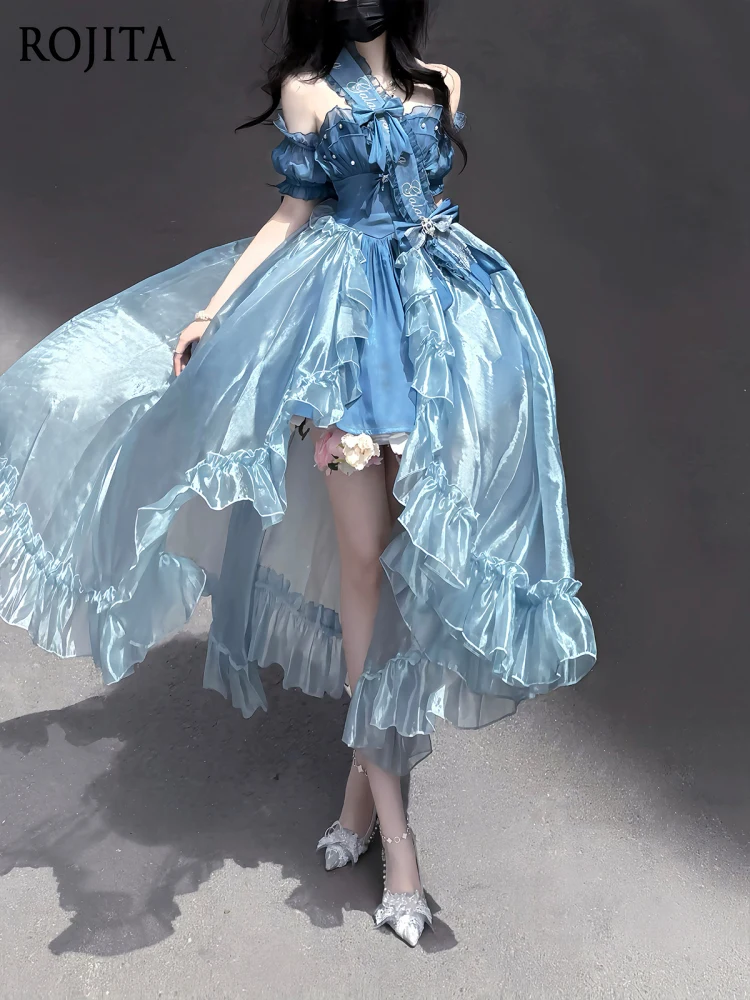 Original Design Bright Starlight Dream Blue Big Swing Princess Dress Lolita Trailing Dress Women 2025 Summer New Lolita Dress
Original Design Bright Starlight Dream Blue Big Swing Princess Dress Lolita Trailing Dress Women 2025 Summer New Lolita Dress