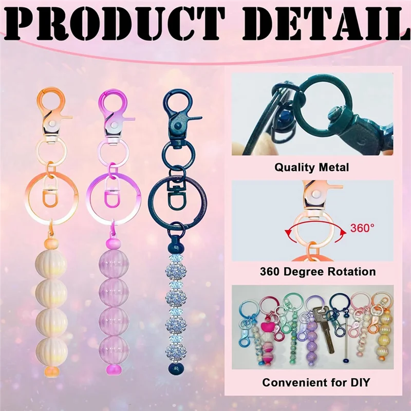 SYW-30 Pcs Beadable Keychain Bars Bulk Blank Cute Keychains Bar For Beads Purse Keychains For Women Man
SYW-30 Pcs Beadable Keychain Bars Bulk Blank Cute Keychains Bar For Beads Purse Keychains For Women Man