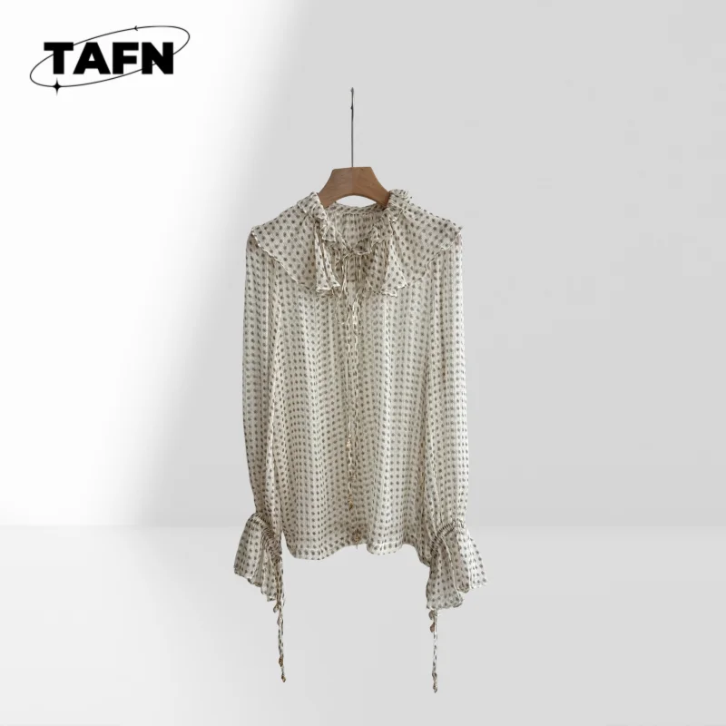 Женская элегантная шифоновая рубашка Silk Is a Protein Fiber, блузка с кружевными деталями, женская рубашка в стиле бохо, свободная хлопковая блузкаAH0175
Женская элегантная шифоновая рубашка Silk Is a Protein Fiber, блузка с кружевными деталями, женская рубашка в стиле бохо, свободная хлопковая блузкаAH0175