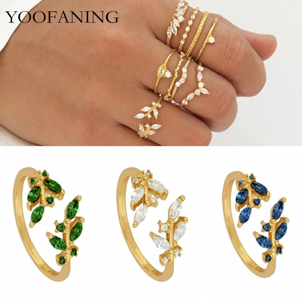 2024 New 18K Gold Plated Multicolor Zircon Leaf Design Series Fashionable Men's/Women's Open Ring Wedding Pair Party Couple Gift
2024 New 18K Gold Plated Multicolor Zircon Leaf Design Series Fashionable Men's/Women's Open Ring Wedding Pair Party Couple Gift