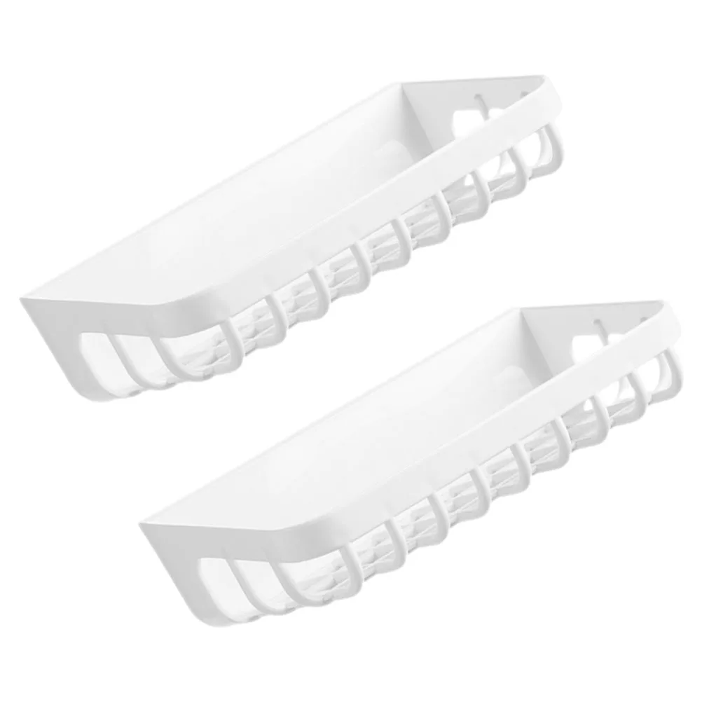 2pcs Wall Hanging Storage Basket No-drilling Removable Bathroom Shelf Metal Home Kitchen Bedroom Storage Rack
2pcs Wall Hanging Storage Basket No-drilling Removable Bathroom Shelf Metal Home Kitchen Bedroom Storage Rack
