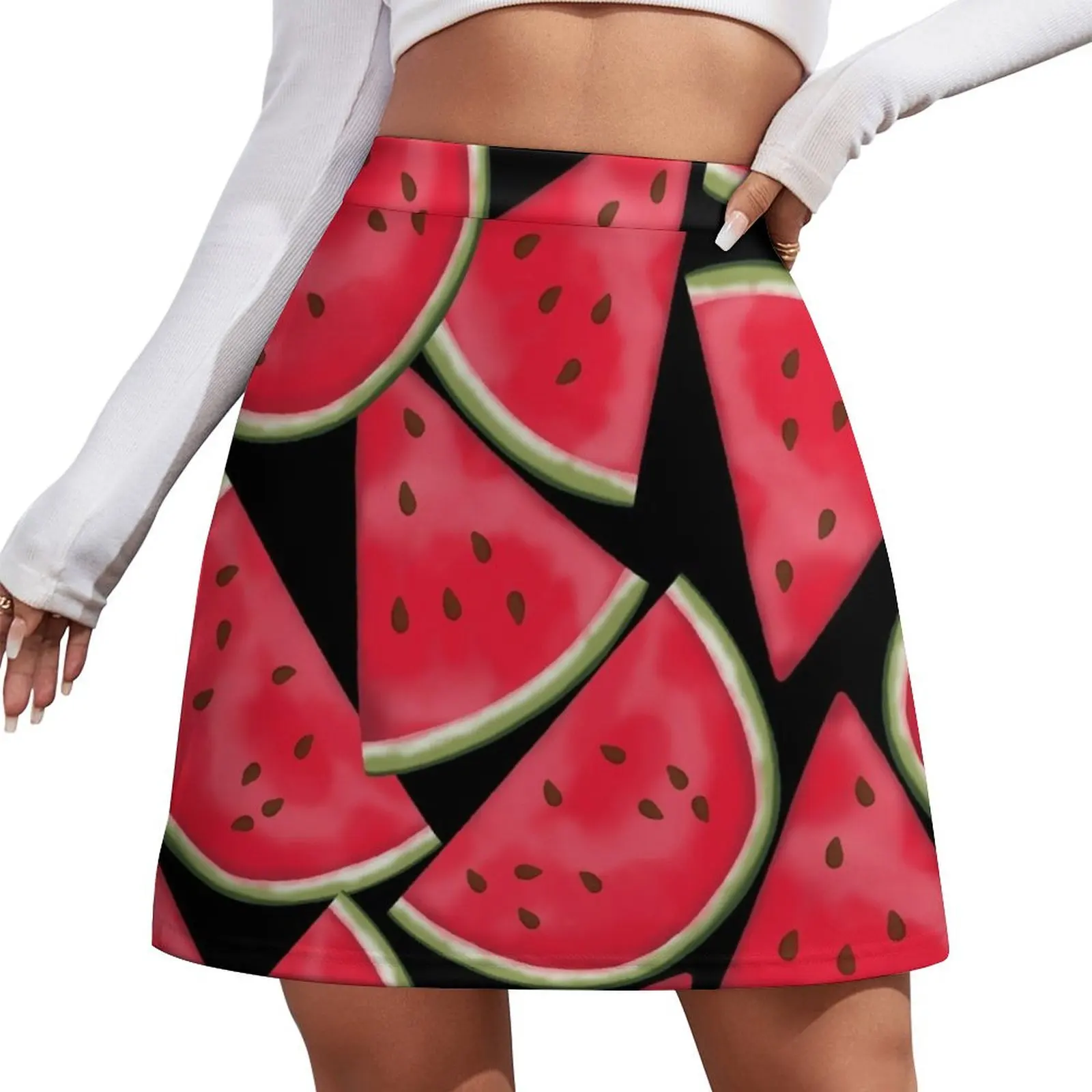 Летнее женское платье-мини с принтом арбуза на черной юбке, модная корейская одежда 2026 года, женская одежда, мини-юбка
Летнее женское платье-мини с принтом арбуза на черной юбке, модная корейская одежда 2026 года, женская одежда, мини-юбка