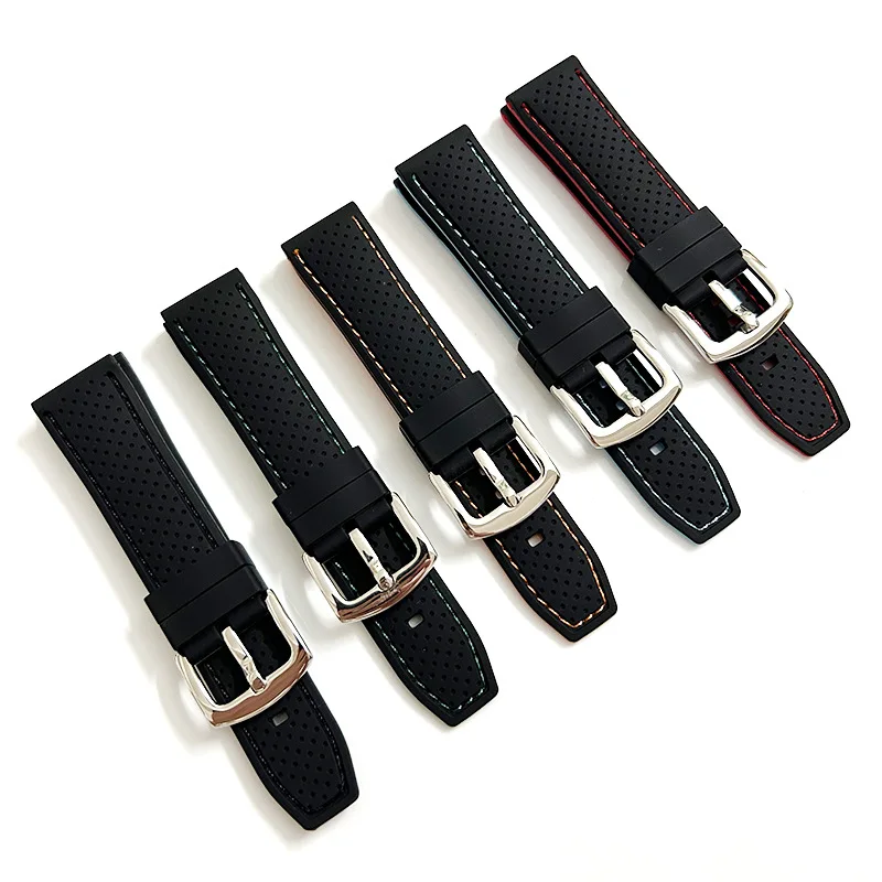 Universal dual tone men sports waterproof sweat proof breathable strap 22mm versatile rubber watch band
Universal dual tone men sports waterproof sweat proof breathable strap 22mm versatile rubber watch band