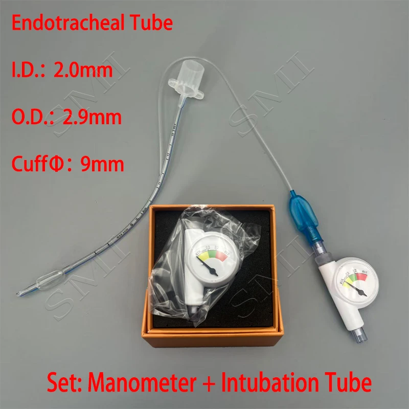 Medical Airbag Manometer & Pet Endotracheal Tube Pressure Gauge Set Medical Pressure Gauge Kit for Dogs and Cats
Medical Airbag Manometer & Pet Endotracheal Tube Pressure Gauge Set Medical Pressure Gauge Kit for Dogs and Cats