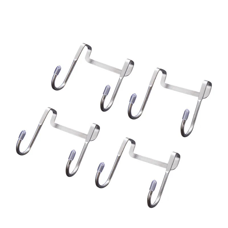 4PCS S-Type Door Hanger Hook 304 Stainless Steel Free Punching Kitchen Cabinet Door Back Double S-Shape Hanging Hooks
4PCS S-Type Door Hanger Hook 304 Stainless Steel Free Punching Kitchen Cabinet Door Back Double S-Shape Hanging Hooks