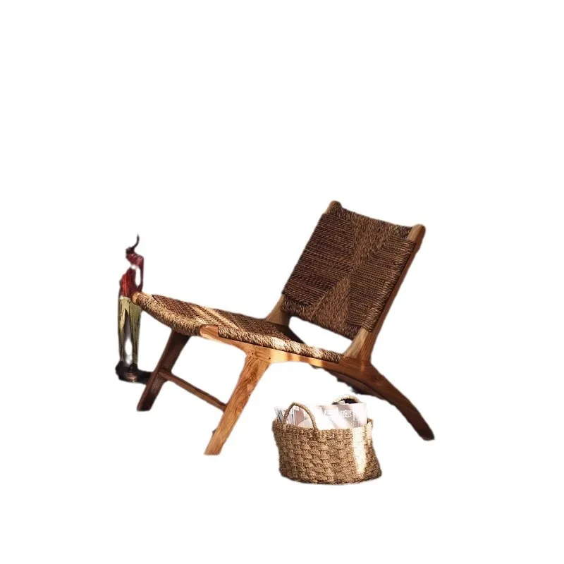 Rattan recliner, retro single sofa chair, leisure chair for home use, wabi-sabi chair
Rattan recliner, retro single sofa chair, leisure chair for home use, wabi-sabi chair