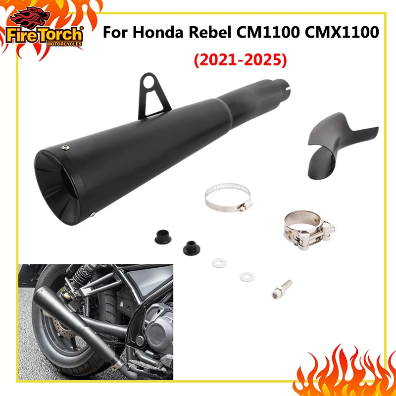 Slip On For Honda Rebel CM1100 CMX1100 CM CMX 1100 2021 - 2025 Motorcycle Exhaust Escape Systems Mid Link Pipe Muffler Tail Tube
Slip On For Honda Rebel CM1100 CMX1100 CM CMX 1100 2021 - 2025 Motorcycle Exhaust Escape Systems Mid Link Pipe Muffler Tail Tube
