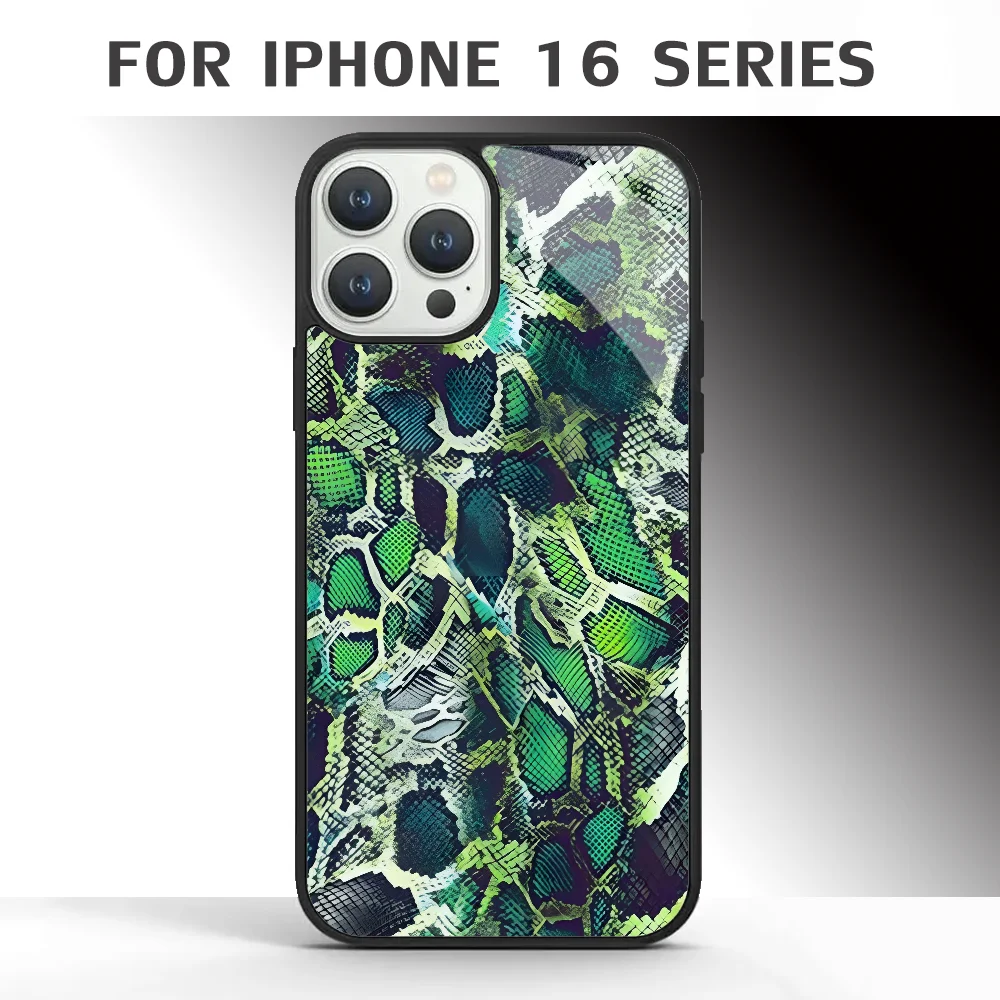 Green Snake Pattern Phone Case For IPhone 16 16pro 16plus 16promax Pro Plus Max Mirror Acrylic PC TPU Cover
Green Snake Pattern Phone Case For IPhone 16 16pro 16plus 16promax Pro Plus Max Mirror Acrylic PC TPU Cover