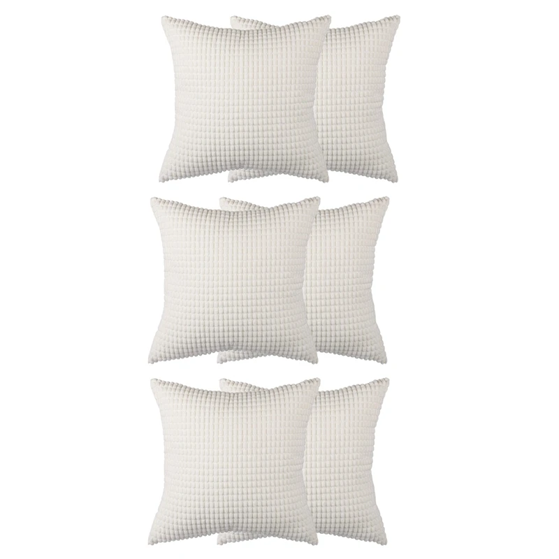 Pack Of 6, Corduroy Soft Solid Christmas Decorative Square Throw Pillow Covers Set Cushion Case For Sofa Bedroom Car Retail
Pack Of 6, Corduroy Soft Solid Christmas Decorative Square Throw Pillow Covers Set Cushion Case For Sofa Bedroom Car Retail