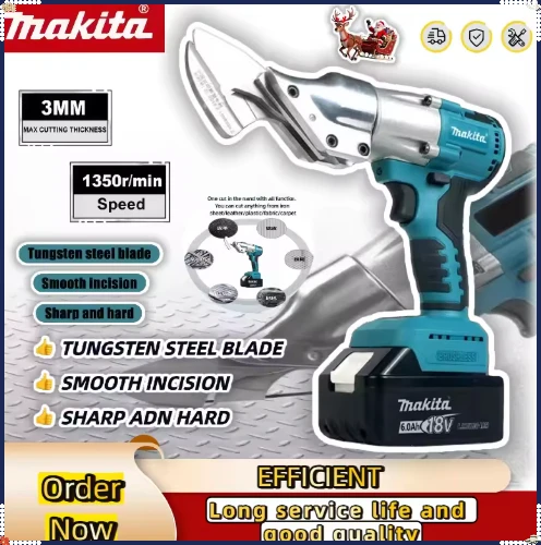 Аккумуляторные ножницы для резки листового металла Makita, электрические беспроводные ножницы, профессиональный станок для резки металла, 18В
Аккумуляторные ножницы для резки листового металла Makita, электрические беспроводные ножницы, профессиональный станок для резки металла, 18В