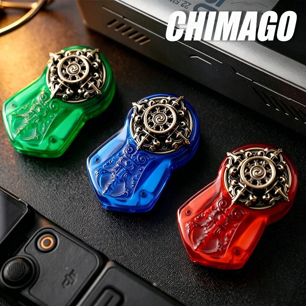 CHIMAGO EDC PMMA Fidget Slider Stress Relief Toy Rotates Left And Right 360° Ratchet Fidget Spinner Fidget Toys For Adults
CHIMAGO EDC PMMA Fidget Slider Stress Relief Toy Rotates Left And Right 360° Ratchet Fidget Spinner Fidget Toys For Adults