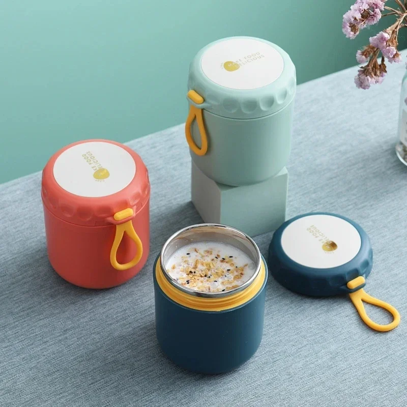 Portable Stainless Steel Tumblers Leak-proof Soup Milk Thermos Bottle Breakfast Cup Container Vacuum Flasks Coffee Bottle
Portable Stainless Steel Tumblers Leak-proof Soup Milk Thermos Bottle Breakfast Cup Container Vacuum Flasks Coffee Bottle