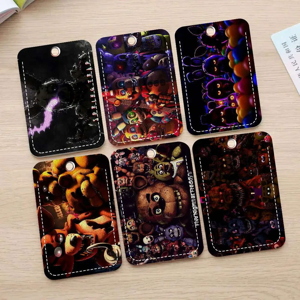 Horror Game Five N-Nights At F-Freddy 1Pc PU Leather Card Holder Keychain Key Ring Door Lock Access Tags ID Card Case
Horror Game Five N-Nights At F-Freddy 1Pc PU Leather Card Holder Keychain Key Ring Door Lock Access Tags ID Card Case