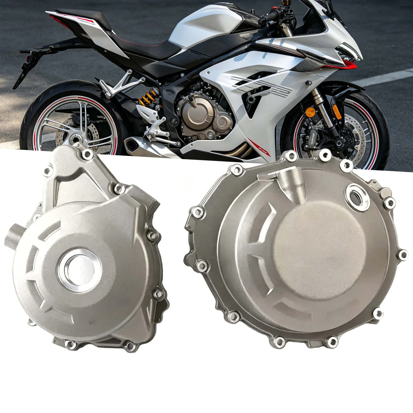 For CFMOTO 750SR CF750-2 Motorcycle Engine Side Cover Magneto Cover Left Right Crankcase Cover OEM Original Parts Drivetrain
For CFMOTO 750SR CF750-2 Motorcycle Engine Side Cover Magneto Cover Left Right Crankcase Cover OEM Original Parts Drivetrain
