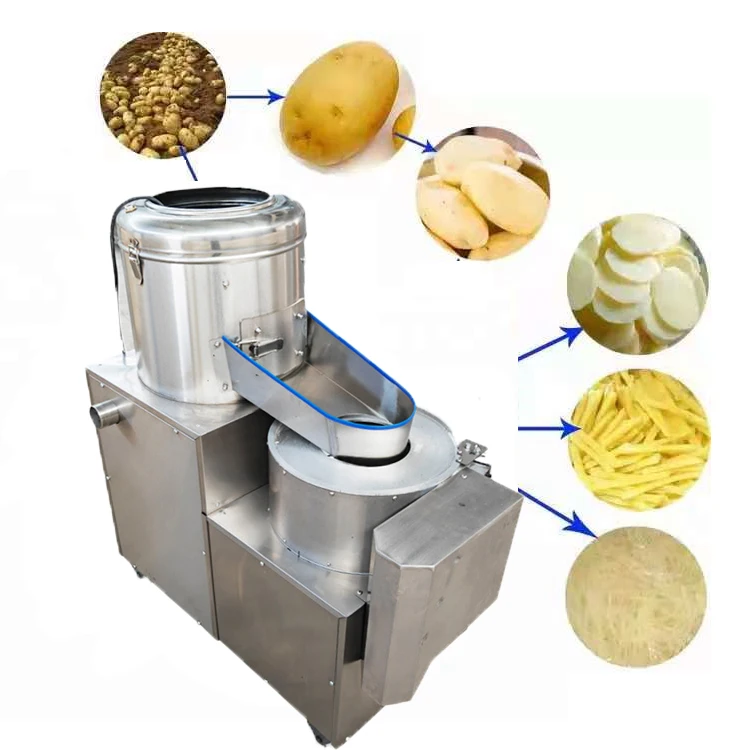 Electric Potato Chips Slicer Peeler Washer Vegetable Fruit Carrot Potato Cutter Potato Cutting Machine On Sale
Electric Potato Chips Slicer Peeler Washer Vegetable Fruit Carrot Potato Cutter Potato Cutting Machine On Sale