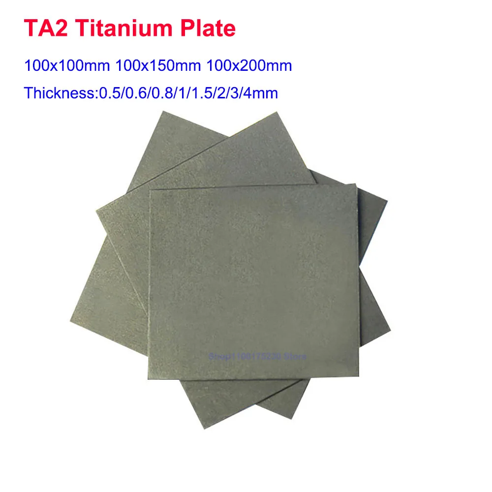 TA2 Titanium Plate Sheet High Hardness Titanium Alloy Sheet Thick 0.5/0.6/0.8/1/1.5/2/3/4mm Custom Processing Size
TA2 Titanium Plate Sheet High Hardness Titanium Alloy Sheet Thick 0.5/0.6/0.8/1/1.5/2/3/4mm Custom Processing Size