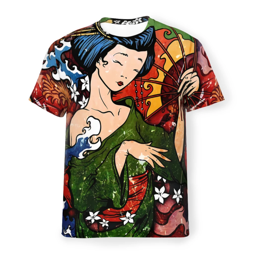 Футболки Okuni из полиэстера Geisha, мужская стильная уличная одежда, тонкая футболка с круглым вырезом
Футболки Okuni из полиэстера Geisha, мужская стильная уличная одежда, тонкая футболка с круглым вырезом