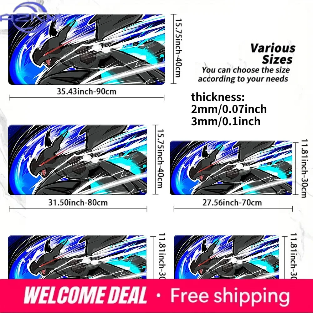 Black Zekrom Blue Lightning Pokémon Gaming Mouse Pad
Black Zekrom Blue Lightning Pokémon Gaming Mouse Pad