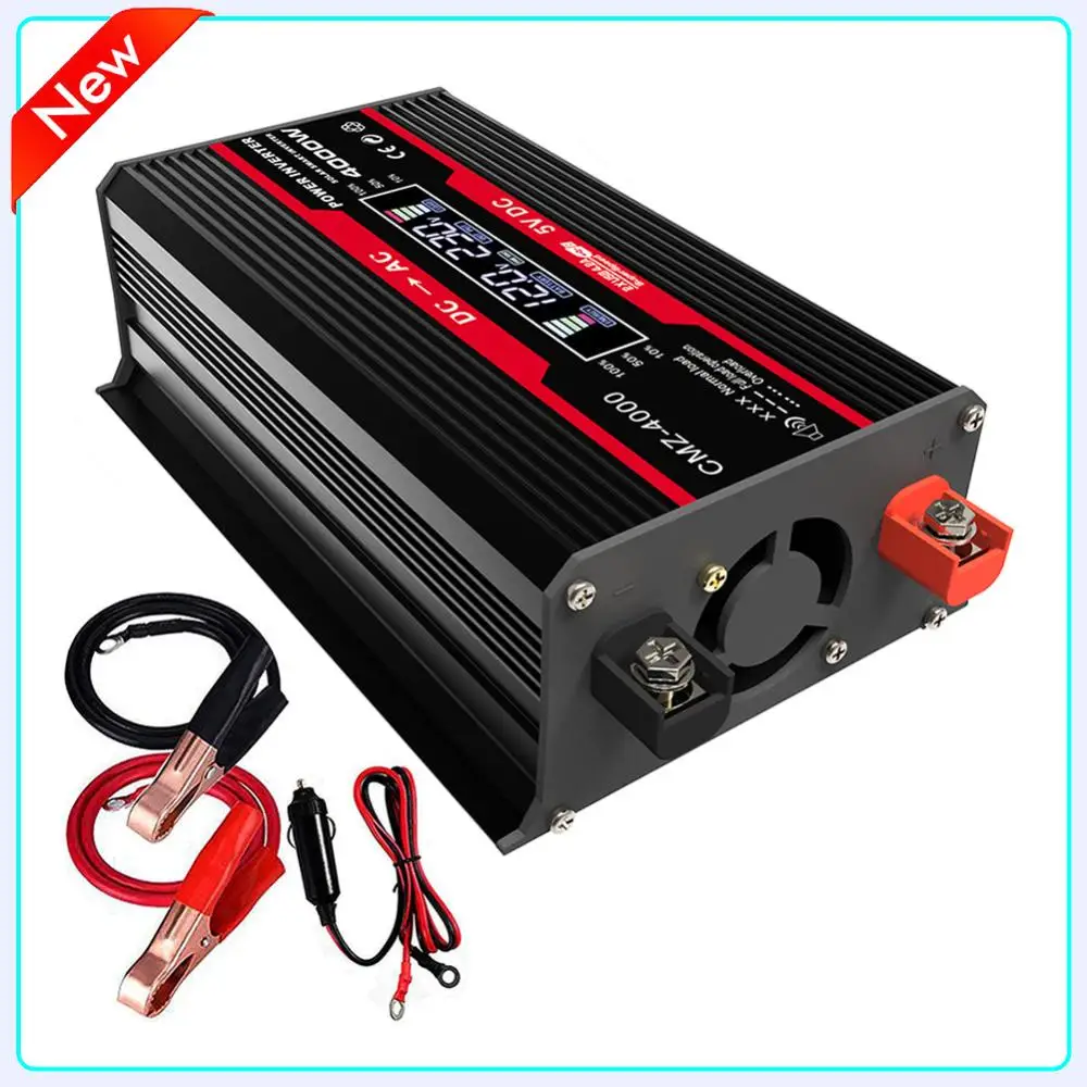 300 Вт ЖК-дисплей инвертор солнечной энергии 12 В до 110 В/220 В трансформатор напряжения автомобильный адаптер модифицированный синусоидальный преобразователь заряда
300 Вт ЖК-дисплей инвертор солнечной энергии 12 В до 110 В/220 В трансформатор напряжения автомобильный адаптер модифицированный синусоидальный преобразователь заряда