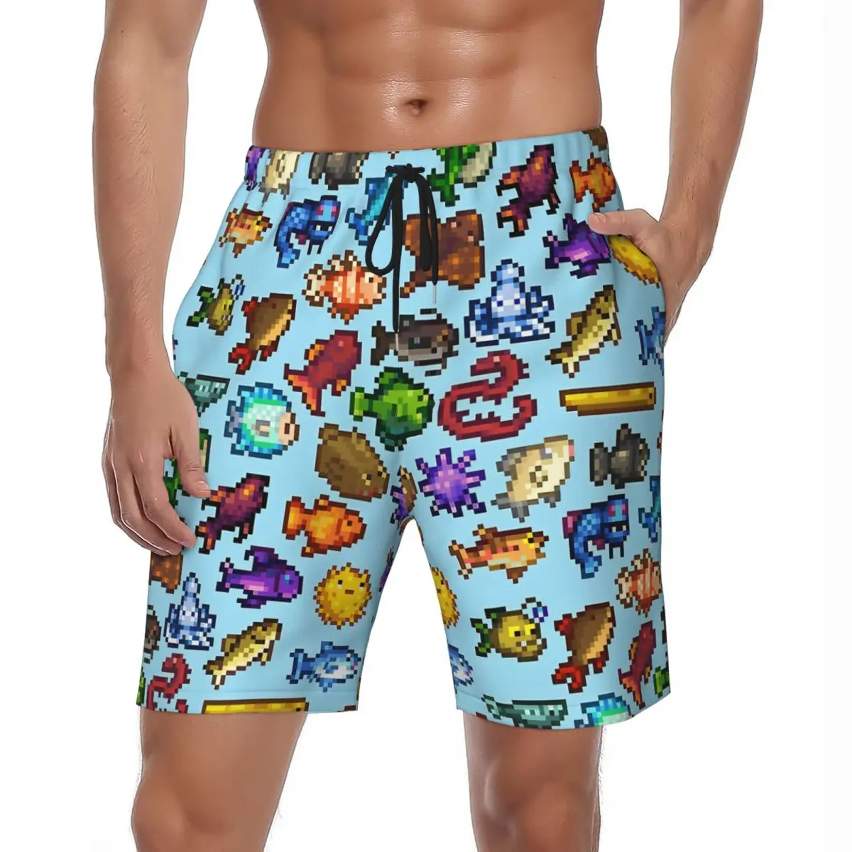 Bathing Suit Stardew Valley Fish Board Shorts Summer Stylish Beach Short Pants Men Graphic Sportswear Quick Dry Beach Trunks
Bathing Suit Stardew Valley Fish Board Shorts Summer Stylish Beach Short Pants Men Graphic Sportswear Quick Dry Beach Trunks