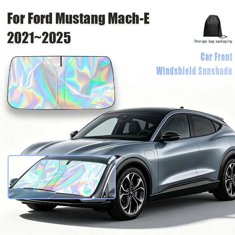 For Ford Mustang Mach-E 2021-2025 Car Front Window Sun Visor Blocks UV Reflective Parasol Sunshade Protector Cover
For Ford Mustang Mach-E 2021-2025 Car Front Window Sun Visor Blocks UV Reflective Parasol Sunshade Protector Cover